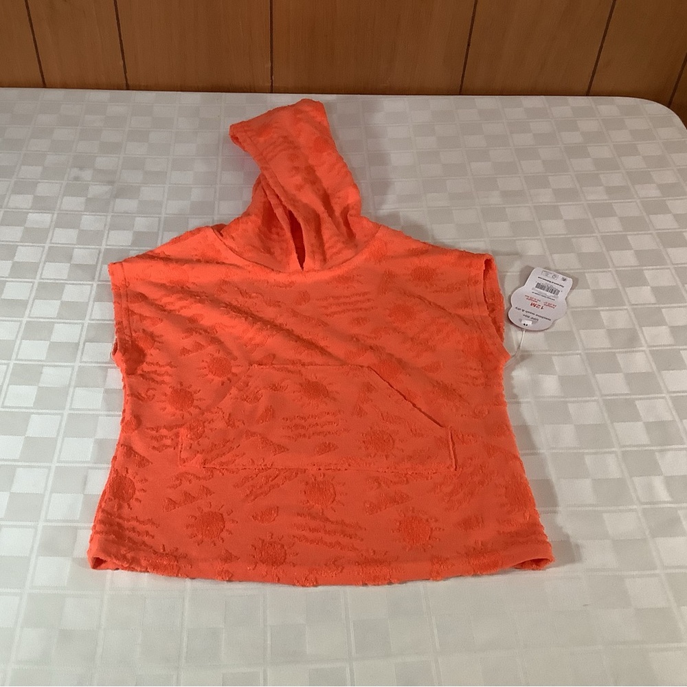 Wonder Nation Kids Swim Coverup - Bright Orange